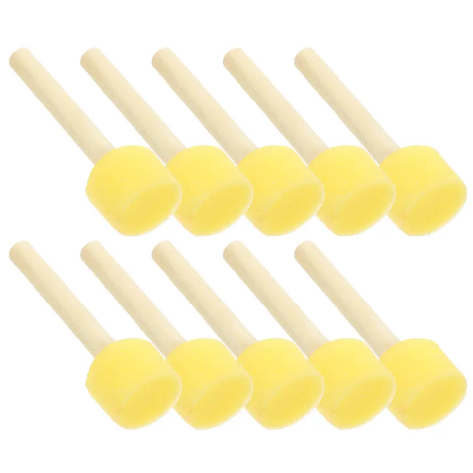 20 Pcs Foam Paint Brushes Sponge for Painting Drawing & Supplies Childrens